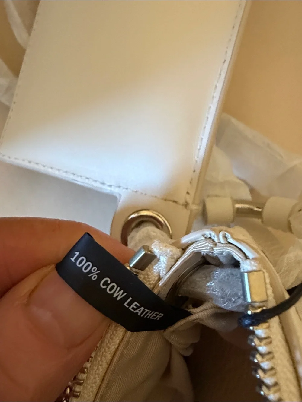 we-ar4 White Envelope Crossbody Bag